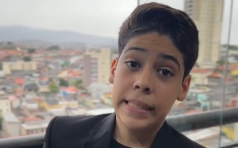 Miguel Oliveira O missionário mirim que viralizou Foto: Reprodução