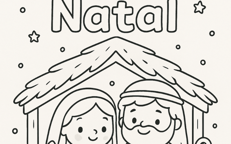 Desenho Infantil Natal- Majedoura