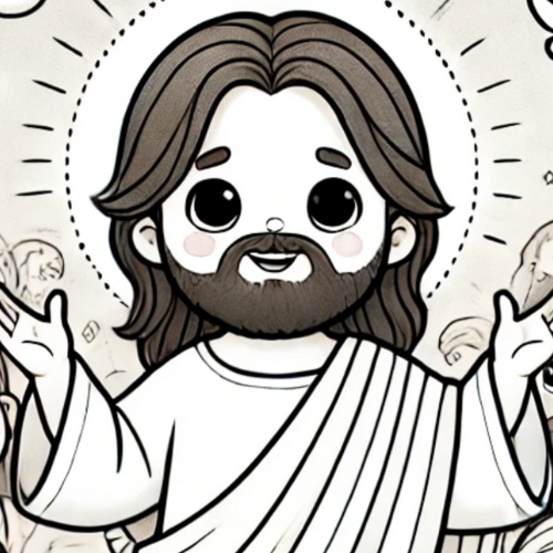 Desenho para Colorir Cristão