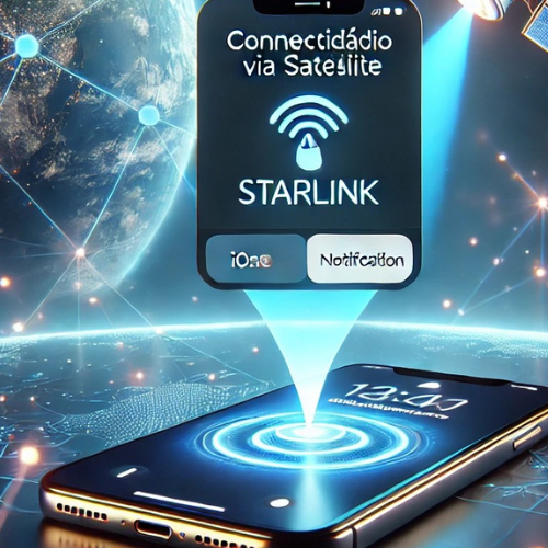A Apple, em parceria com a SpaceX e a T-Mobile, integrou a tecnologia Starlink aos iPhones