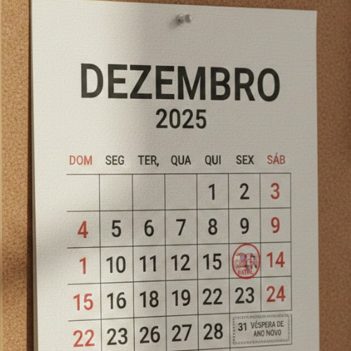 Calendário de conteúdos para dezembro